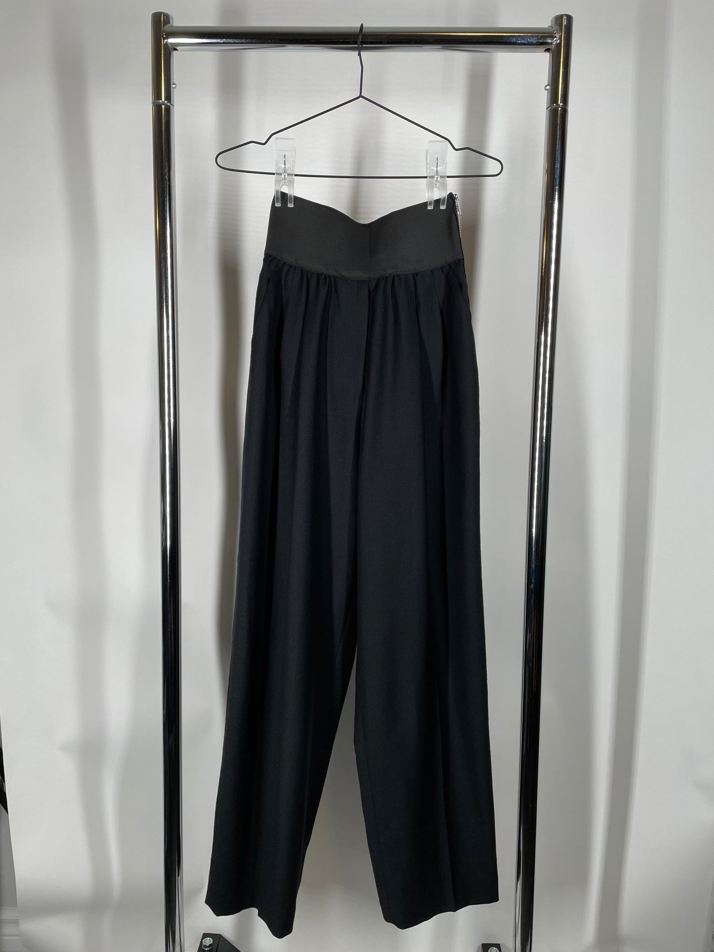 Wool High Waisted Trouser