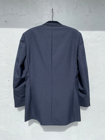 Double Breasted Blue Blazer