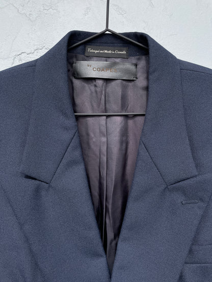 Double Breasted Blue Blazer