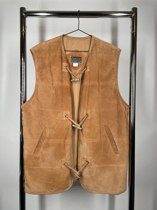 Suede Camel Vest