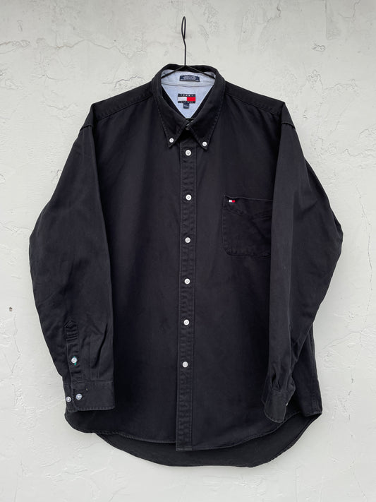Tommy Hilfiger Navy Button Up