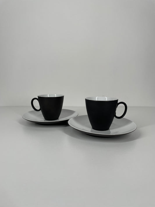 Matte Black Espresso Cups