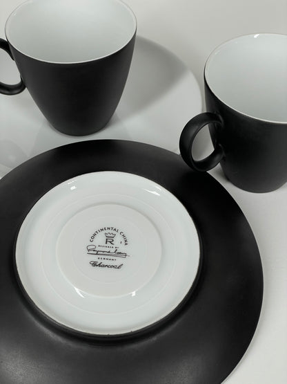 Matte Black Espresso Cups