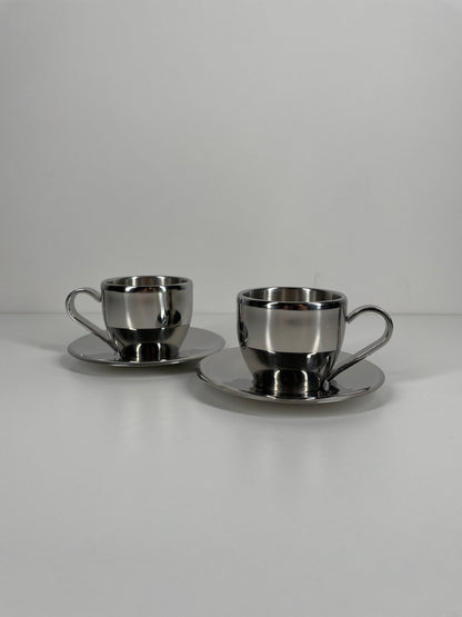 Espresso cup and saucer set of 2