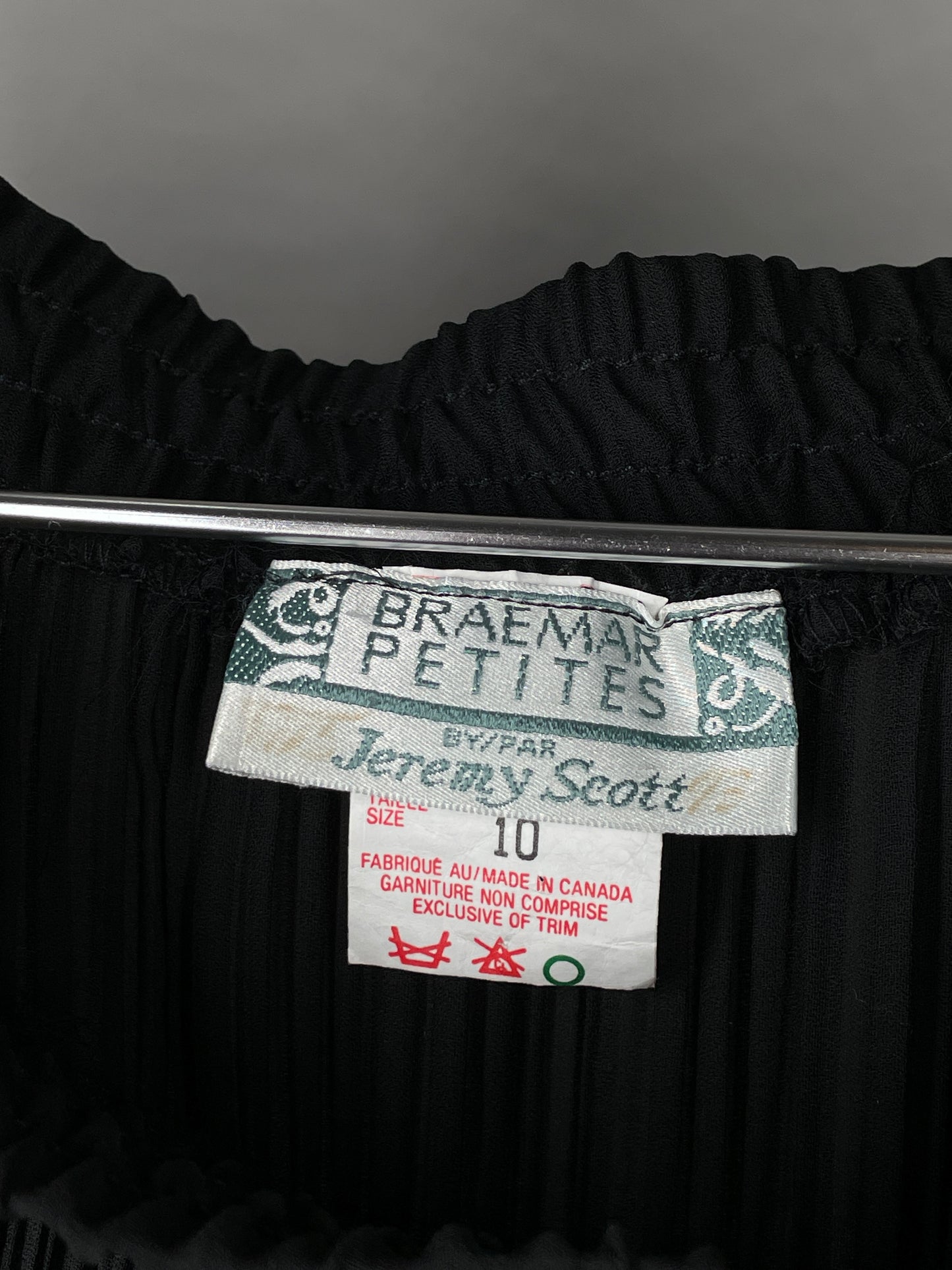 Sheer Pleated Skirt