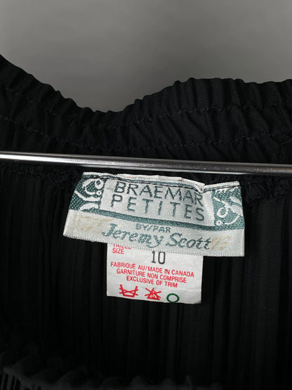 Sheer Pleated Skirt