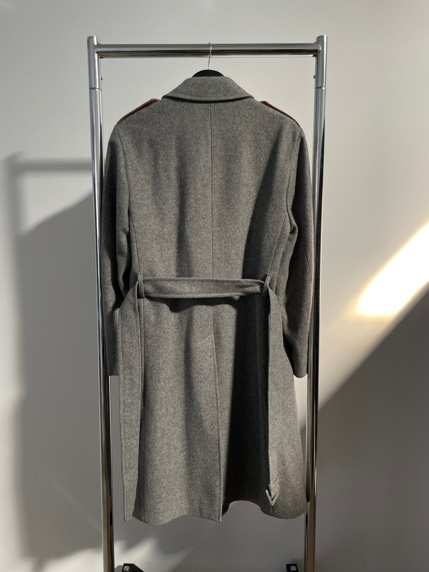 Classic Grey Wool Coat