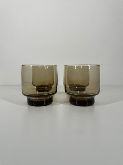 Libbey Tawny Vintage Glasses