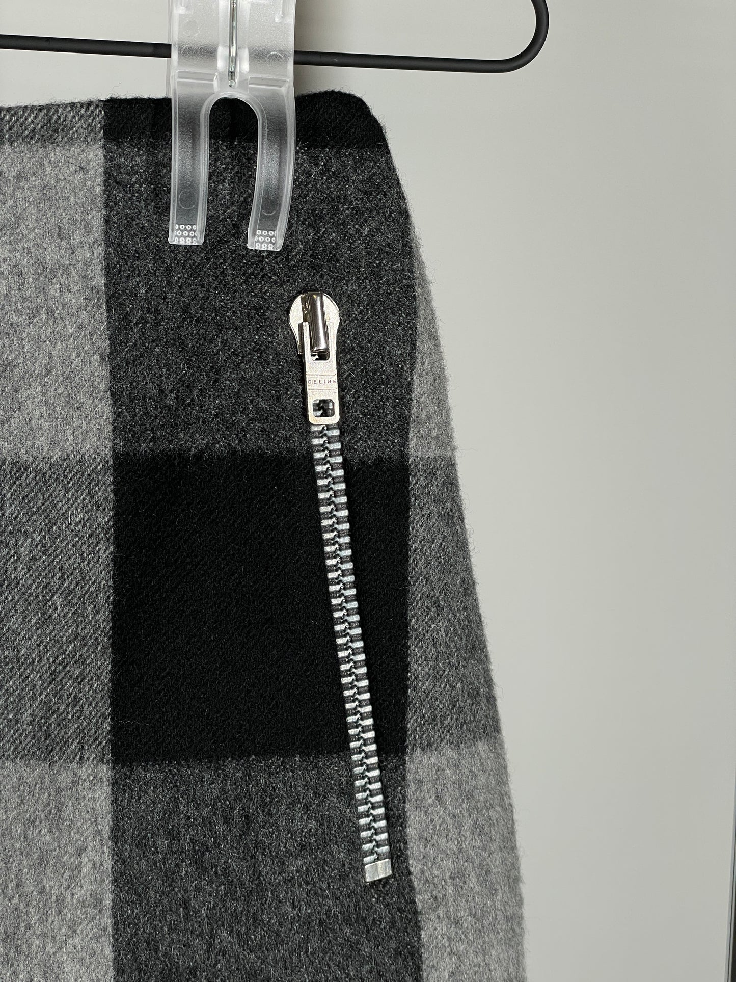 Celine Plaid Skirt