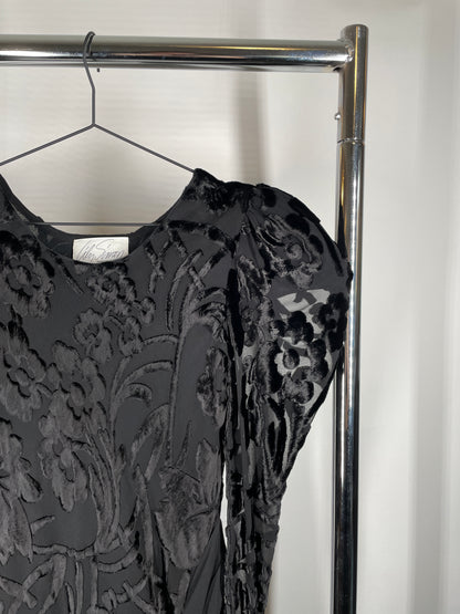 Silk Velvet Devore Dress