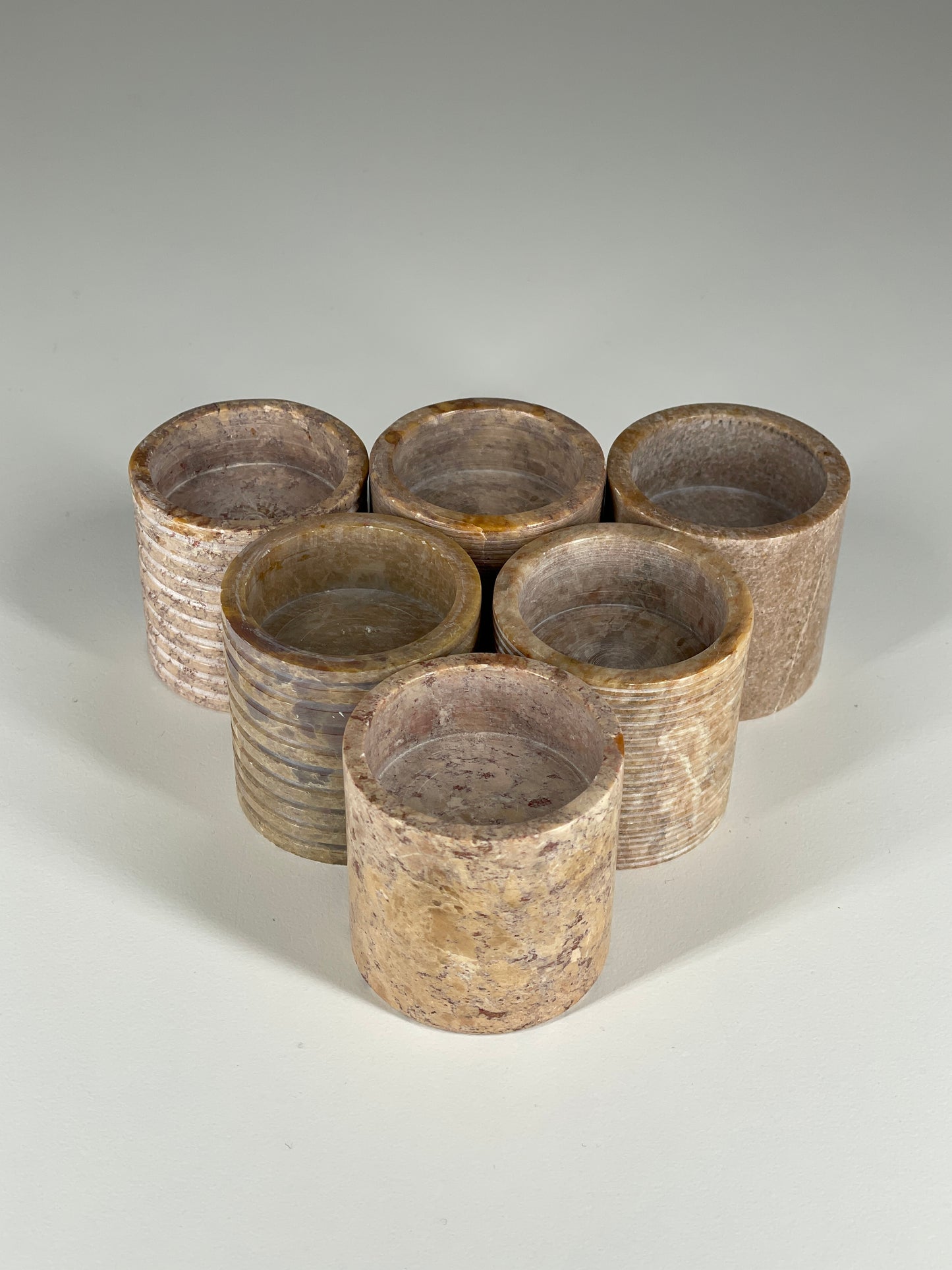 Stone Tea Light Holders