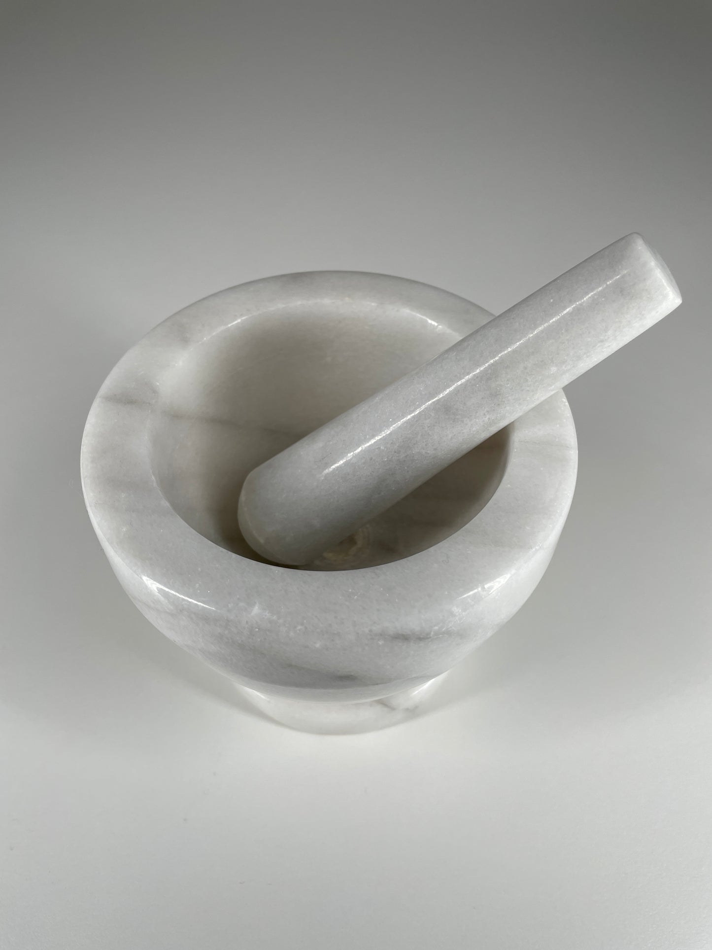 Marble Mortar and Pestle