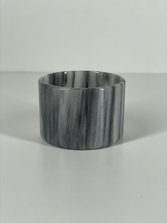 Grey Stone Candle Holder