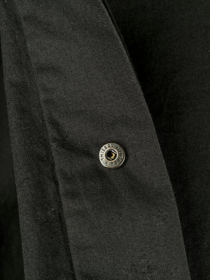 Thierry Mugler Paris Hidden Snap Button Shirt w/ French Cuffs