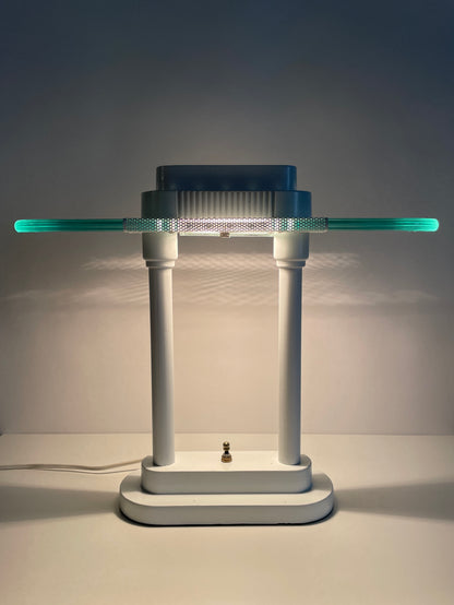 Architectural Desk Lamp by Robert Sonneman in white