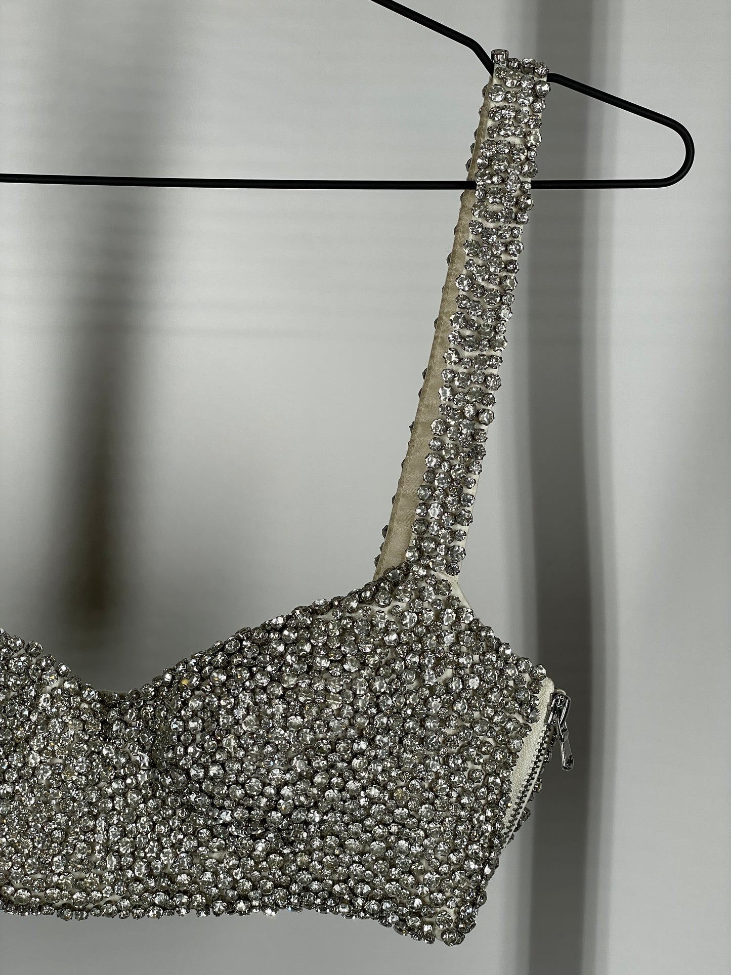 H&MOSCHINO Rhinestone-covered Bustier