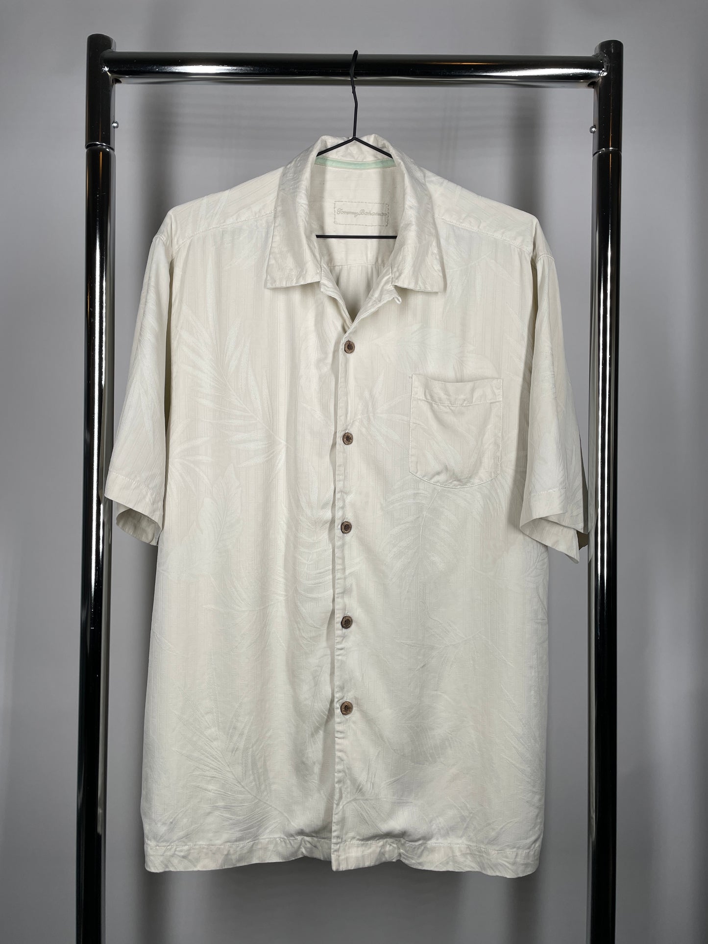 Cream Silk Tommy Bahama Shirt