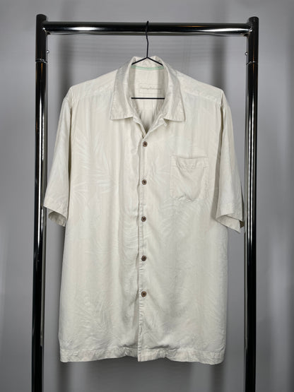 Cream Silk Tommy Bahama Shirt