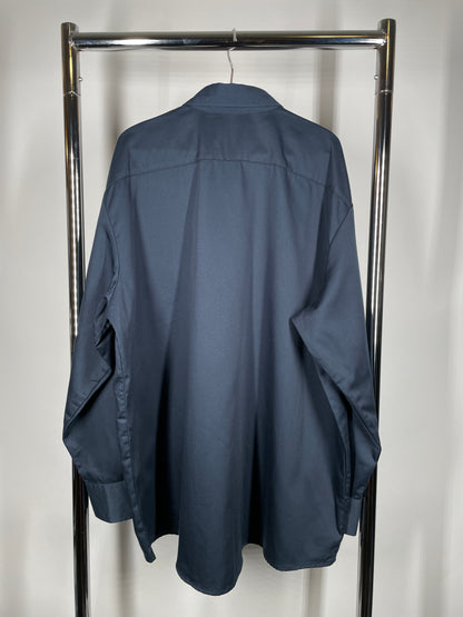 Blue Snap Dress Shirt